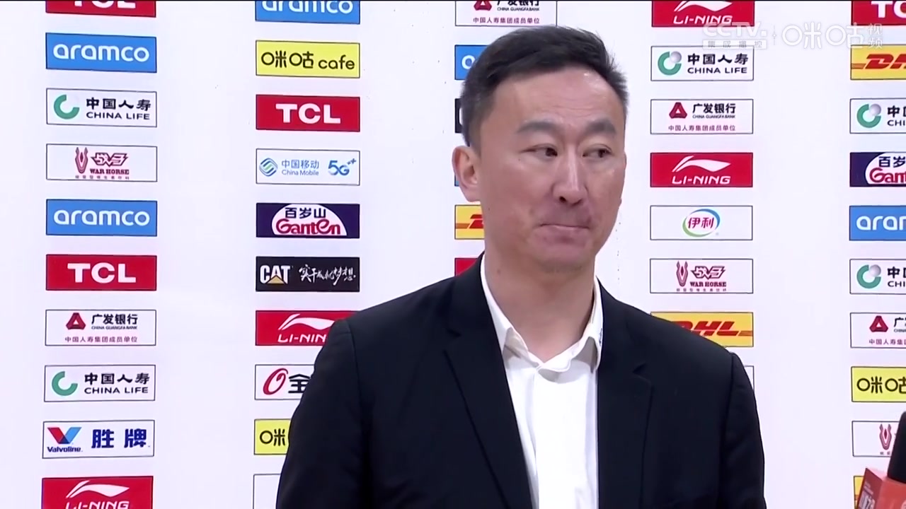 ag九游会亚洲真人第一品牌满意发挥！刘维伟：杨瀚森和王睿泽在攻防两端都做得很到位